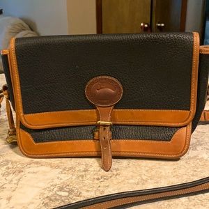 Dooney & Bourke black all weather leather crossbody